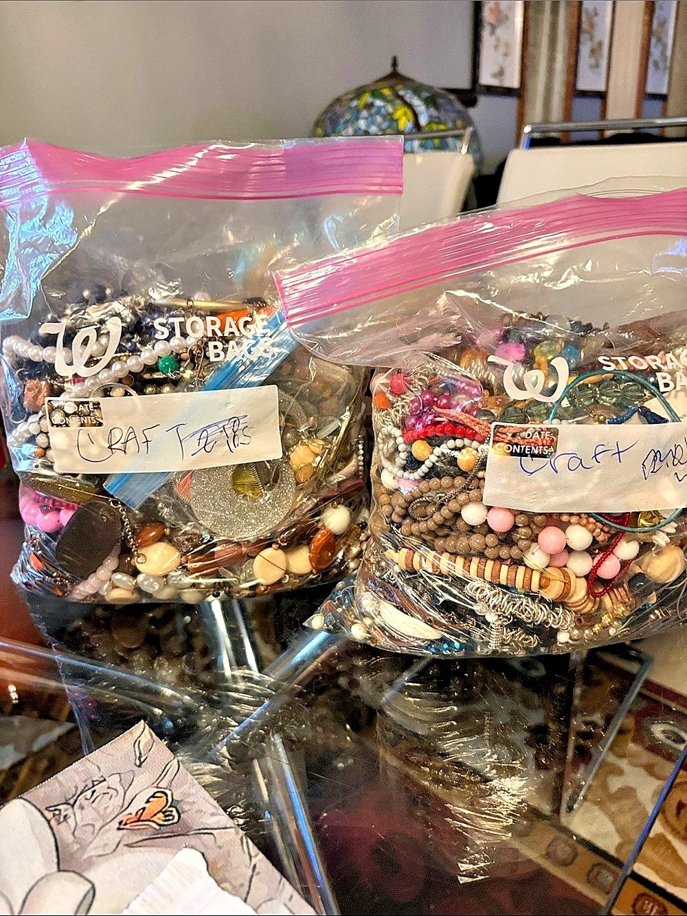 Assorted Costume Craft Jewelry Lot Multicolor 12.2 LBS
